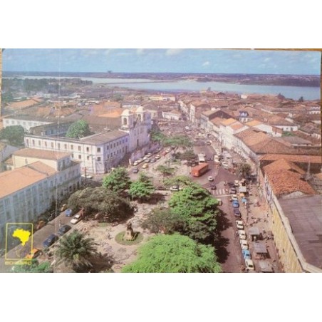 Antigo postal São Luiz Maranhão largo do Carmo