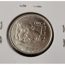 Moeda Brasil 50 cruzeiros 1994 onça pintada 1994  S-FC