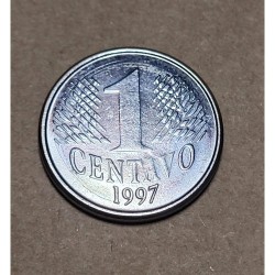 Moeda Brasil 1 centavo 1997 soberba