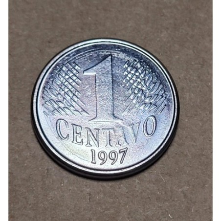 Moeda Brasil 1 centavo 1997 soberba