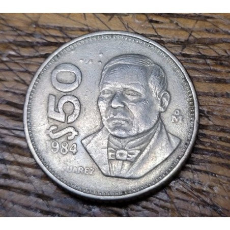 Moeda do México 50 pesos 1984