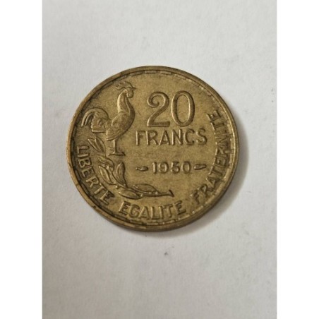 Moeda da França 20 francos 1950
