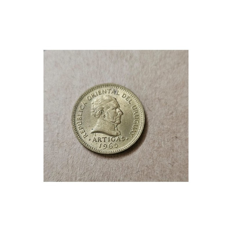 KM46 Moeda do Uruguai 1 peso 1965