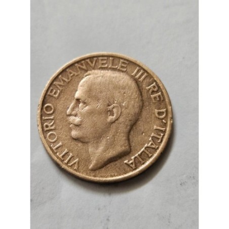 Moeda da Itália 10 centimes 1921 Victorio Emanuel