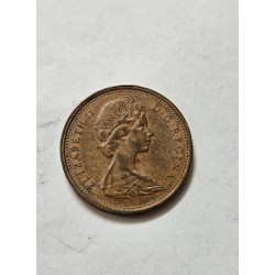 Moeda do Canada 1 cent 1972 Rainha Elizabeth II