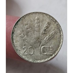 Moeda do Uruguai 20 centavos 1942 prata KM29