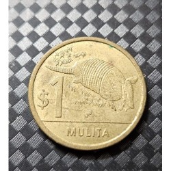 Moeda do Uruguai 1 centavo 2012 Tatu