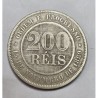 Moeda Brasil 200 reis 1898 Mbc