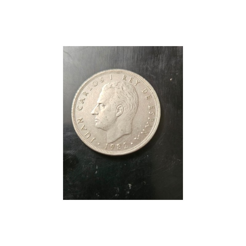 Moeda da Espanha 25 pesetas 1982