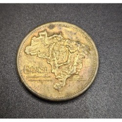 V246 Moeda Brasil 2 cruzeiros 1951 Mbc Data Dificil