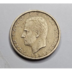 Moeda da Espanha 100 pesetas 1984