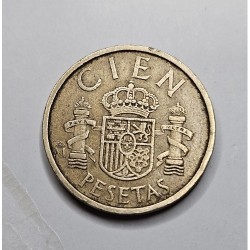 Moeda da Espanha 100 pesetas 1984