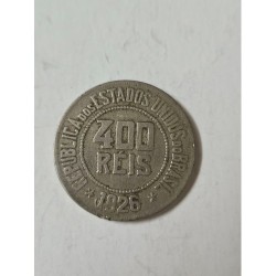 V115 Moeda Brasil 400 reis 1926 MBC