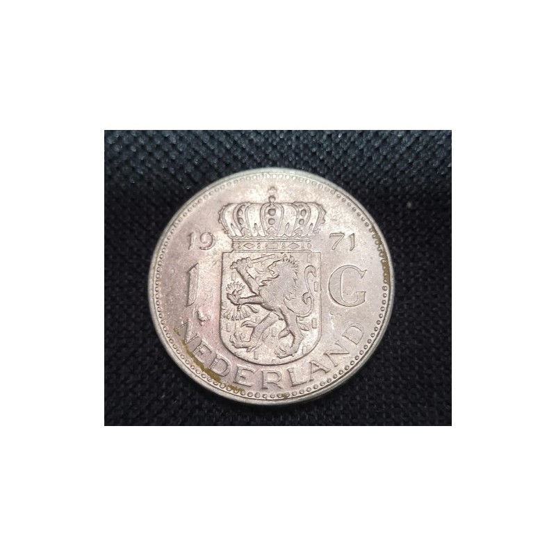Moeda da Holanda 1 gulden 1971