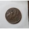 Moeda da Itália 10 centimes 1921 Victorio Emanuel