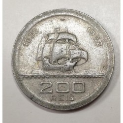 V136 Moeda Brasil 200 reis 1932 Série Vicentina Mbc