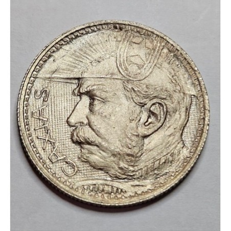 Moeda Brasil 2000 reis 1935 Soberba prata Duque de Caxias