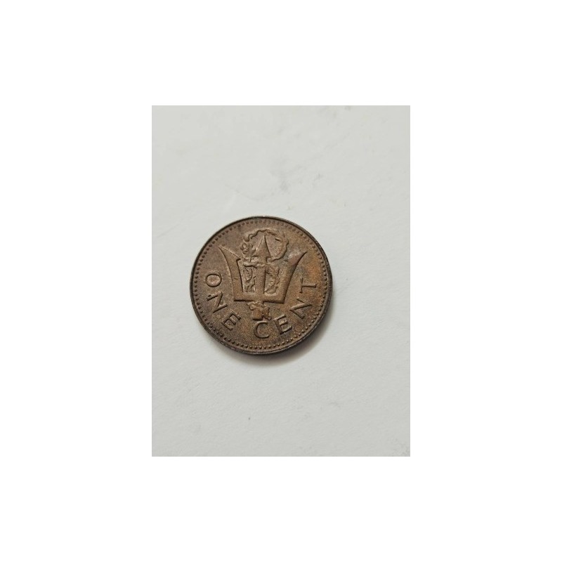 Adquira a autêntica moeda de 1 cent de Barbados de 1979, um item fascinante para colecionadores de moedas caribenhas e histórica