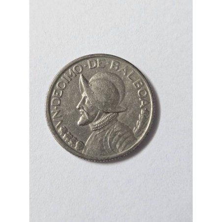 Moeda do Panamá 1 décimo de Balboa 1983