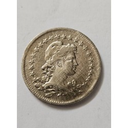 Moeda Brasil 200 reis 1918 sinais de limpeza