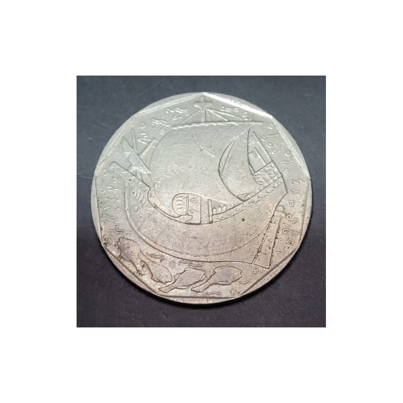 Moeda de Portugal 50 escudos 1987