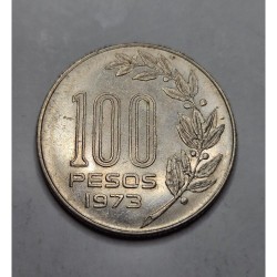 Moeda do Uruguai 100 pesos 1973 KM59