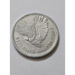 Moeda do Chile 10 pesos 1958