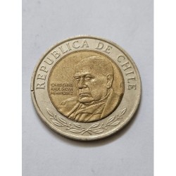 Moeda do Chile 500 pesos 2014