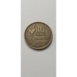 Moeda da França 10 francos 1952