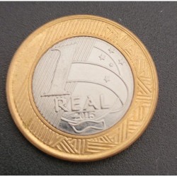 Moeda Brasil 1 real 50 anos banco central Soberba