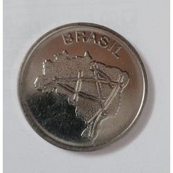 Moeda Brasil 10 cruzeiros 1986 data dificil Soberba