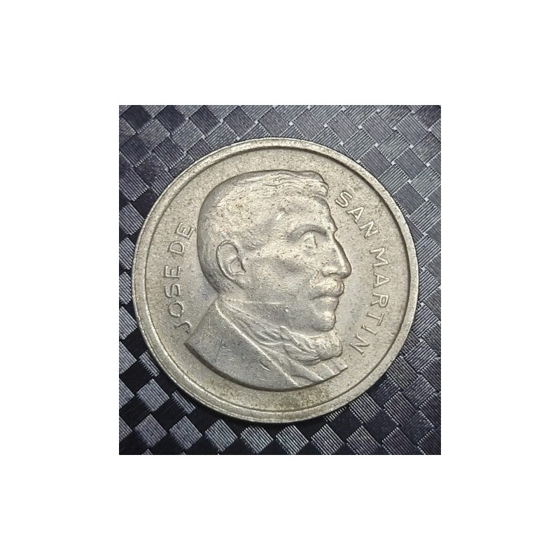 Moeda da Argentina 50 centavos 1952