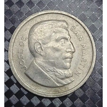 Moeda da Argentina 50 centavos 1952