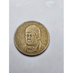 Moeda Brasil 500 réis 1938 Diogo Feijó MBC