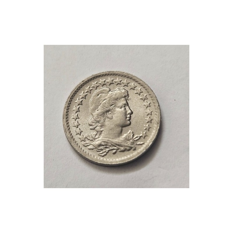 Moeda Brasil republica 50 réis 1918 FC