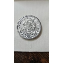 Moeda Brasil 1 cruzeiro 1961 Aluminio Soberba V278