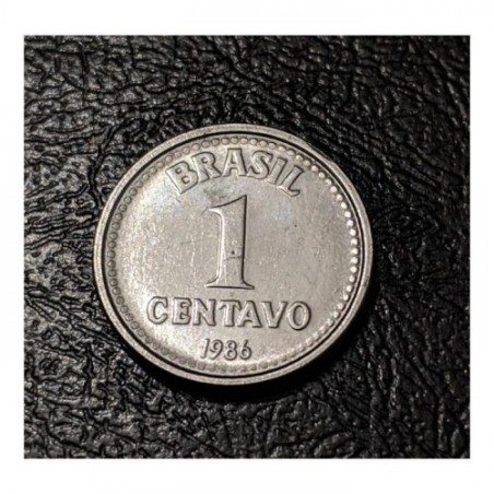 MOEDA BRASIL 1 CENTAVO 1986 Soberba