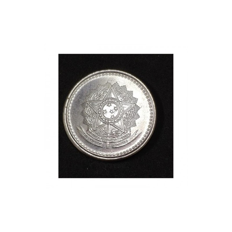 V392 MOEDA BRASIL 50 CENTAVOS 1986