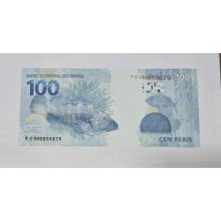 Cédula Brasil 100 reais PE Haddad FE