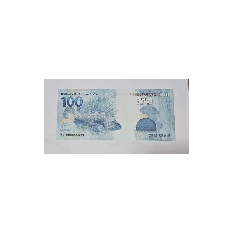Cédula Brasil 100 reais PE Haddad FE