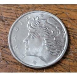 Moeda Brasil 20 centavos 1976 Soberba