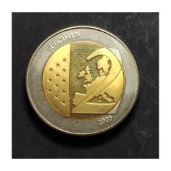 Moeda de MONACO 2 EUROS 2005 SPECIMEN