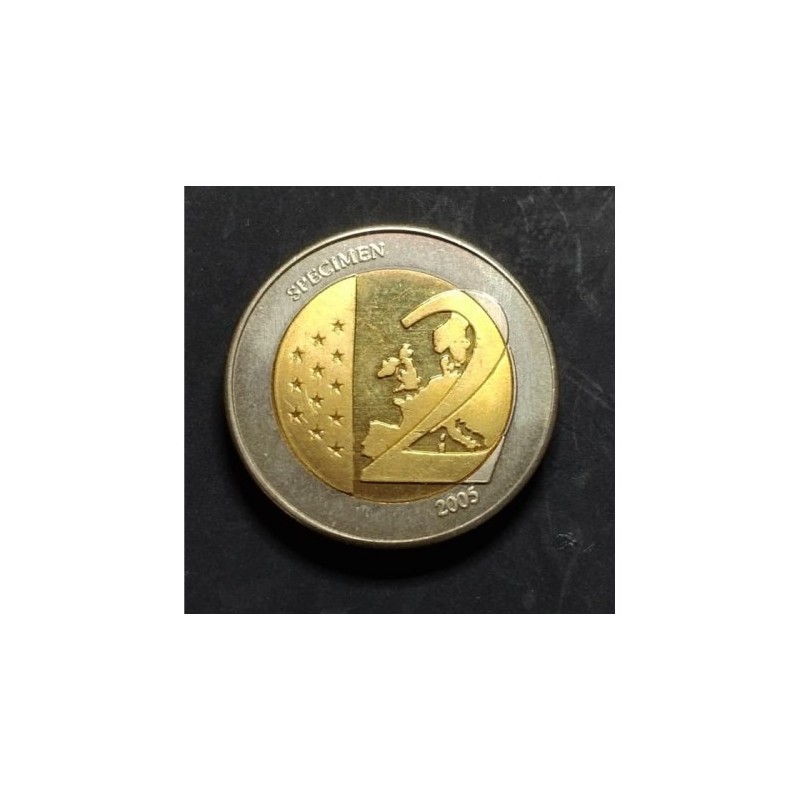 Moeda de MONACO 2 EUROS 2005 SPECIMEN
