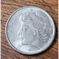 Moeda Brasil 10 centavos 1976 Soberba