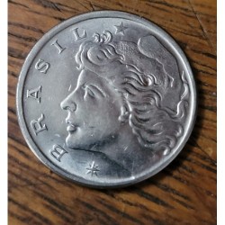 Moeda Brasil 50 centavos 1975