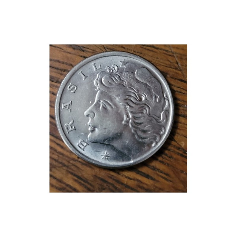 Moeda Brasil 50 centavos 1975