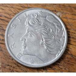 Moeda Brasil 20 centavos 1975 MBC-S