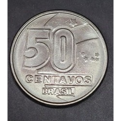 Moeda Brasil 50 centavos 1990 FC