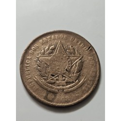 Moeda Brasil 20 Réis 1908 - Escudo da República | Numismática