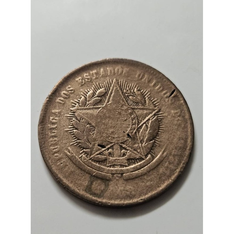 Moeda Brasil 20 Réis 1908 - Escudo da República | Numismática